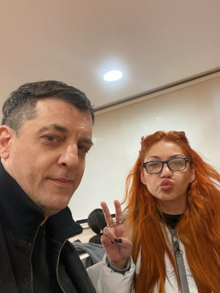 Leandro García Gómez y Lourdes Fernández. (Foto: @lowrdez)