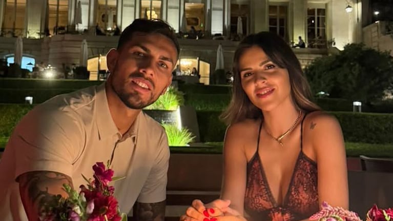 Leandro Paredes y Camila Galante. Foto: Instagram leoparedes20