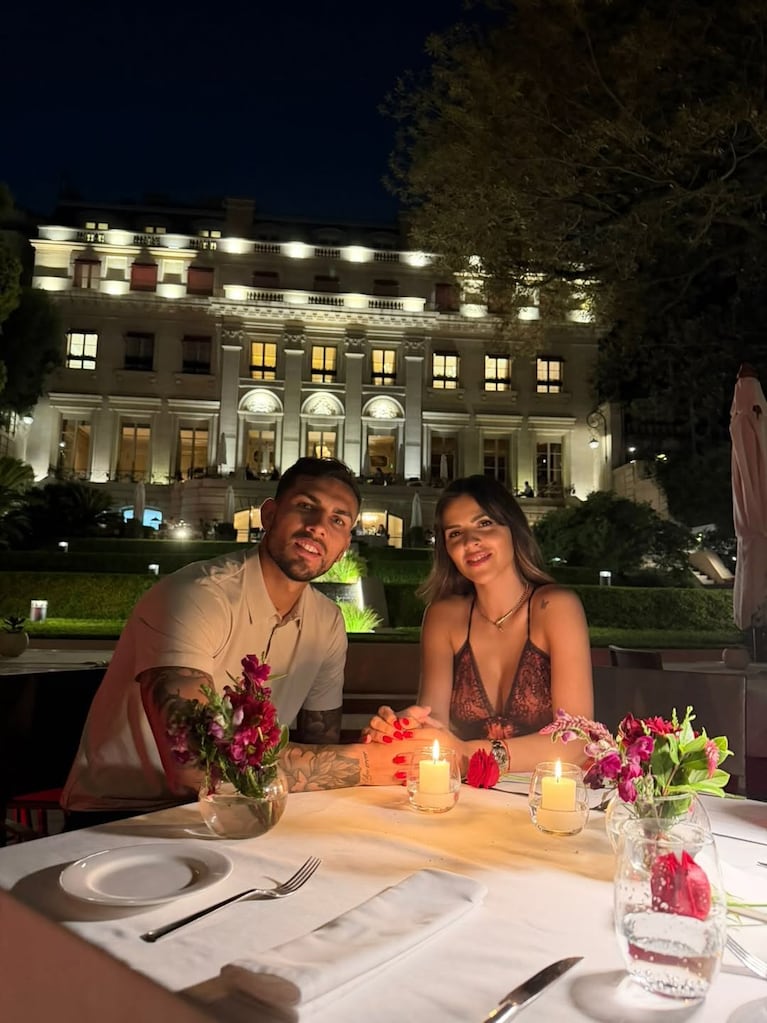Leandro Paredes y Camila Galante. Foto: Instagram leoparedes20
