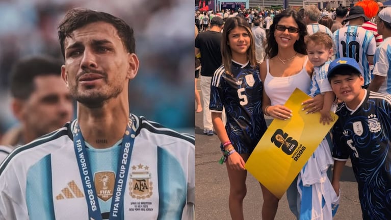 Leandro Paredes y Camila Galante. Fotos: Instagram ccamilagalantee