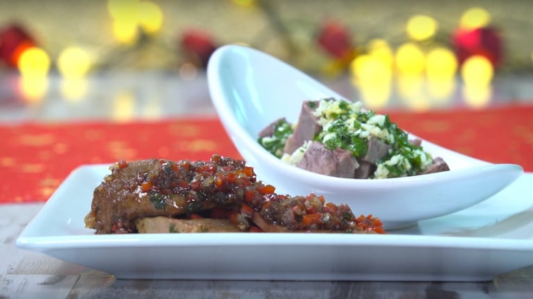 Lengua a la vinagreta, una receta clásica de las Fiestas.  Foto: Cucinare TV