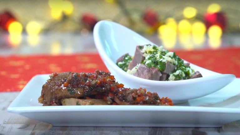 Lengua a la vinagreta, una receta clásica de las Fiestas. Foto: Cucinare TV