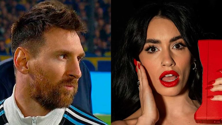 Leo Mesi y Lali Espósito (Fotos: captura TV Pública / Instagram @lali)