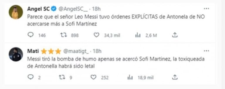 Leo Messi gambeteó a Sofi Martínez y las redes se llenaron de memes