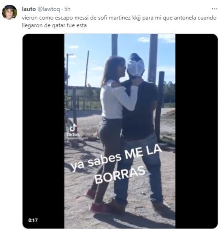 Leo Messi gambeteó a Sofi Martínez y las redes se llenaron de memes