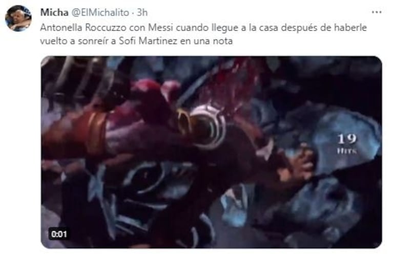 Leo Messi gambeteó a Sofi Martínez y las redes se llenaron de memes