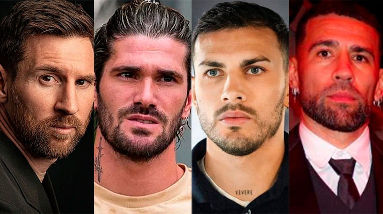 Leo Messi, Rodrigo de Paul, Leandro Paredes, Nicolás Otamendi (Fotos: redes spciales).