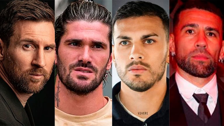 Leo Messi, Rodrigo de Paul, Leandro Paredes, Nicolás Otamendi (Fotos: redes spciales).