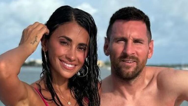 Leo Messi y Antonela Roccuzzo. (Foto: Instagram/@antonelaroccuzzo)