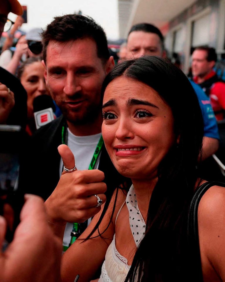 Leo Messi y Maia Reficco (Foto: Instagram @Todonoticias)