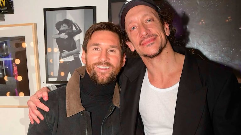 Leo Messi y Nico Vázquez (Foto: Instagram @nicovazquezok)