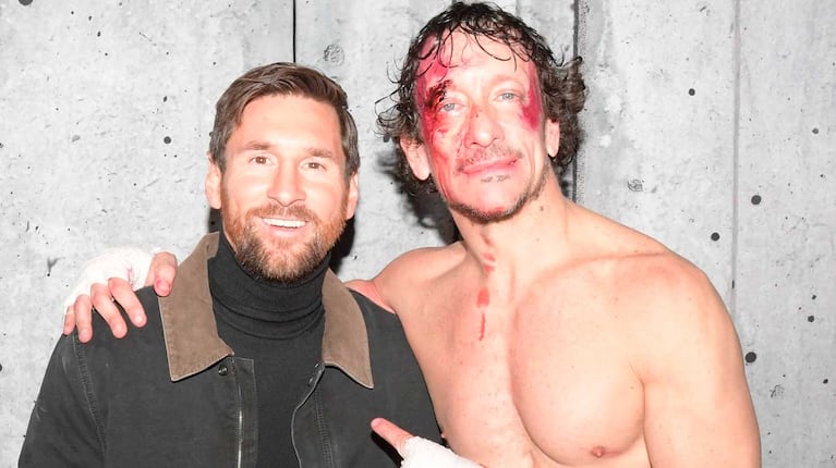 Leo Messi y Nico Vázquez (Foto: Instagram @nicovazquezok)