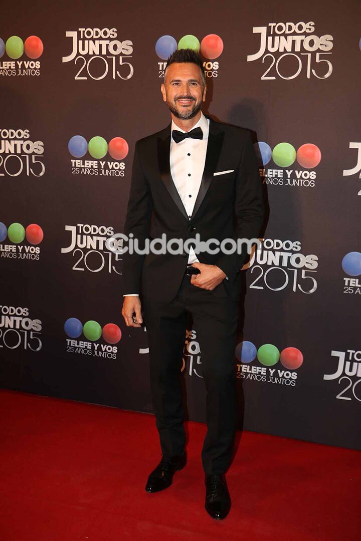 Leo Montero, en la fiesta de Telefe. (Foto: Movilpress)