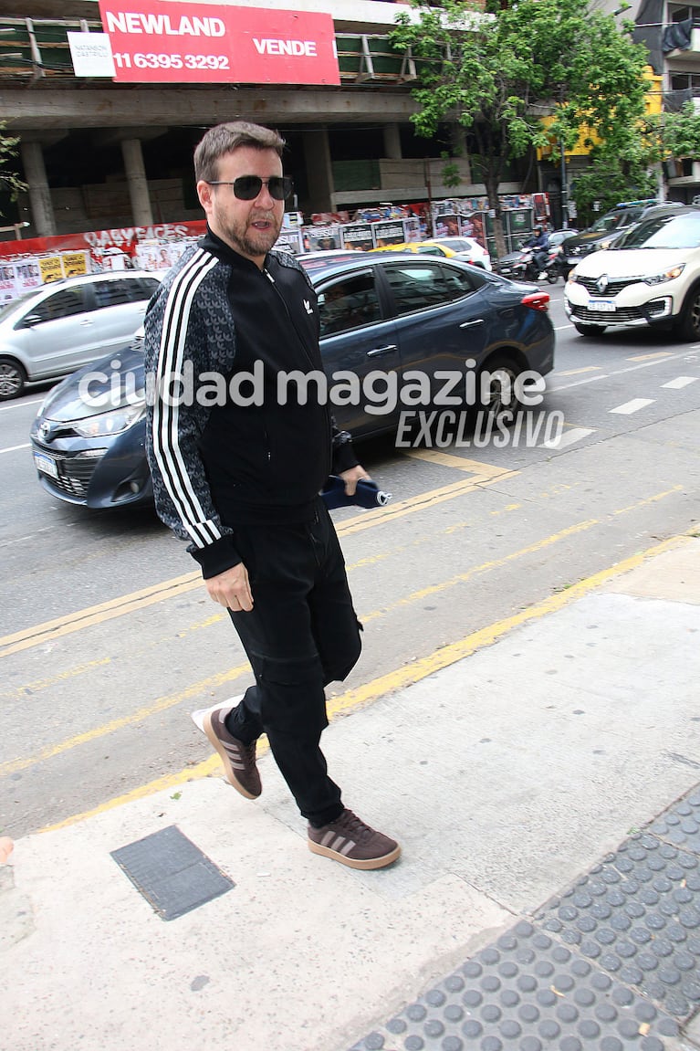 Leo Paradizo en el último adiós a Fernando Confessore (Foto: Movilpress)