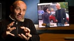 Leo Rosenwasser fue protagonista de las primeras cámaras ocultas de VideoMatch en los años 90. (Fotos: archivo La Nación y captura Telefe)