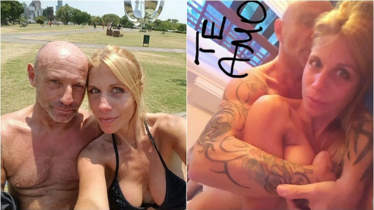 Leo Rosenwasser se mostró sin nada de ropa y en la cama con su novia 22 años menor. Foto: Twitter