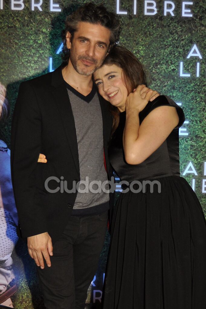 Leo Sbaraglia y Erika Rivas, felices con Aire libre. (Foto: Jennifer Rubio-Ciudad.com)