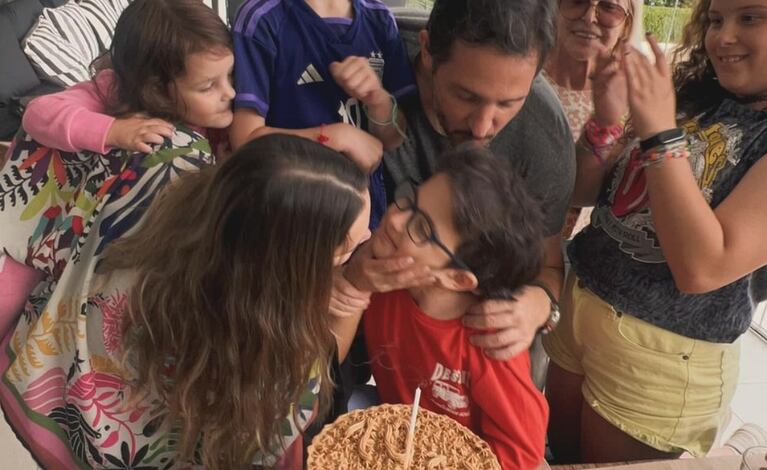 León, el hijo de Sabrina Garciarena y Germán Paoloski, cumplió 10 años: las fotos del festejo