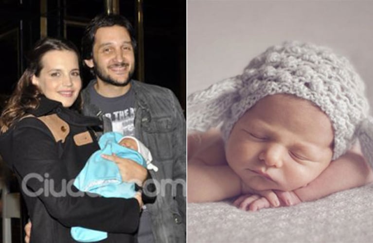 León Paoloski, el hijo de Sabrina Garciarena y Germán. (Fotos: Ciudad.com e Instagram sabrigarciarena)