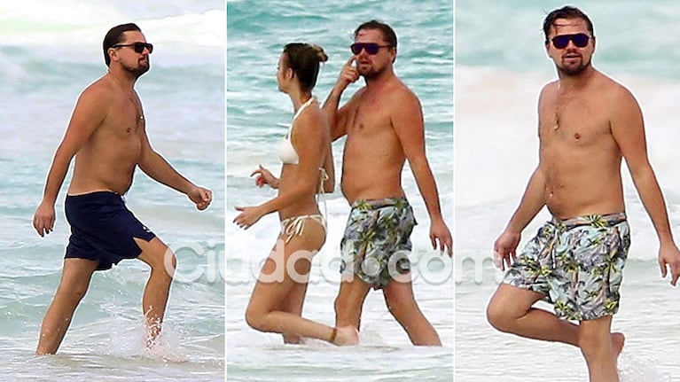 Leonardo DiCaprio camina junto a una misteriosa amiga en Cancún, mientras su novia trabajaba en una campaña.