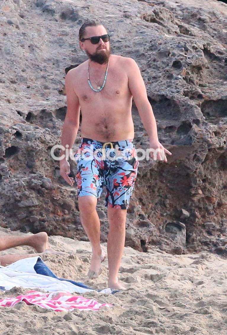 Leonardo DiCaprio disfrutó de las playas de St. Barts (Fotos: GrosbyGroup). 
