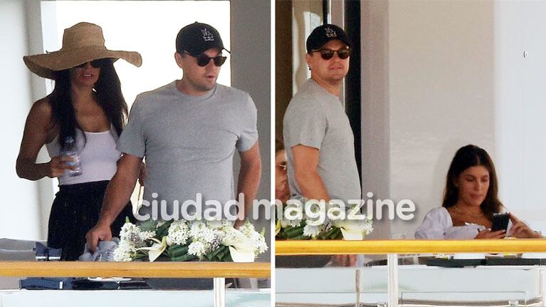 Leonardo DiCaprio y Camila Morrone en Saint-Tropez. (Foto: Grosby Group)