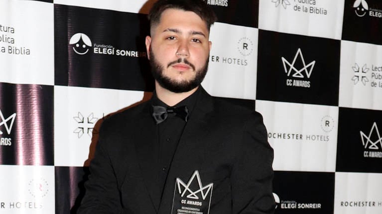 Leonardo Puga, galardonado con el premio CC Awards.