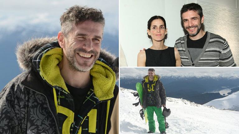 Leonardo Sbaraglia, en Cerro Bayo: (Foto: Web y gentileza prensa Alquimia Comunicación)