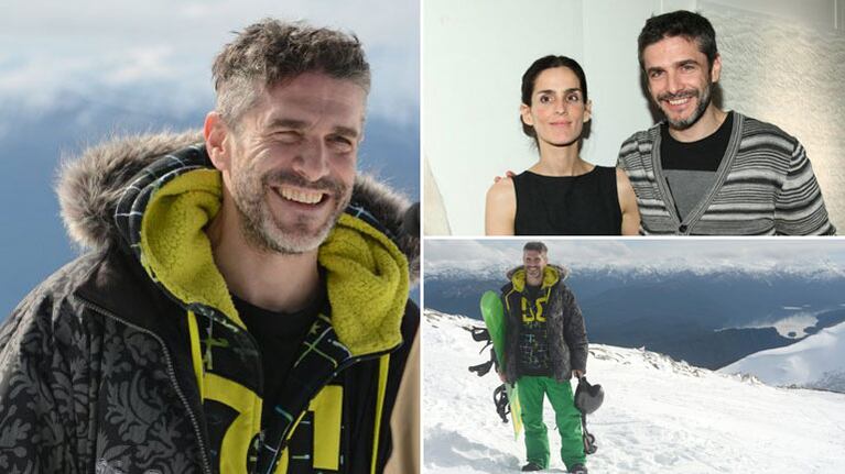 Leonardo Sbaraglia, en Cerro Bayo: (Foto: Web y gentileza prensa Alquimia Comunicación)