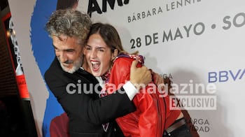 Leonardo Sbaraglia y su hija, Julia.