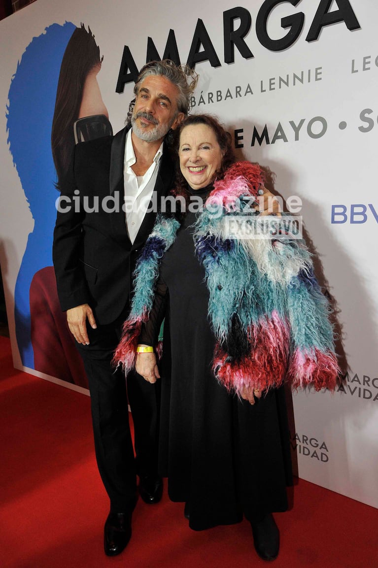Leonardo Sbaraglia y su mamá, Roxana Randon. (Foto: Movilpress)