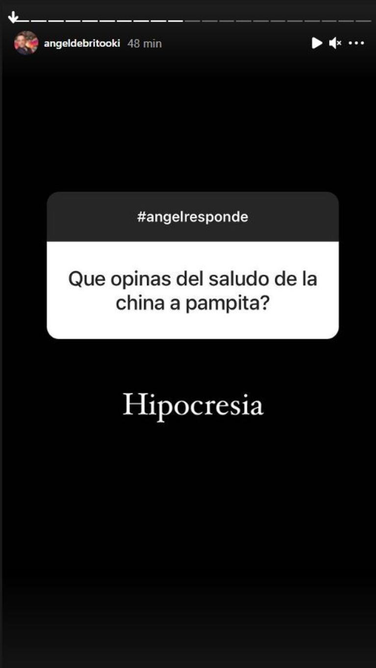 Letal comentario de De Brito cuando le preguntaron qué opina del saludo de la China a Pampita por el nacimiento de su beba: "Hipocresía"