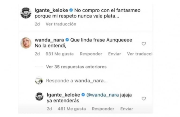 Letal frase de Moria Casán sobre L-Gante y Wanda Nara: "Es mortadela con fiambrín, más grasa no puede ser"