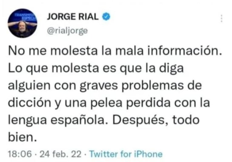 Letal respuesta de Marcela Tauro a Jorge Rial: "Siempre discriminando a las mujeres del medio"