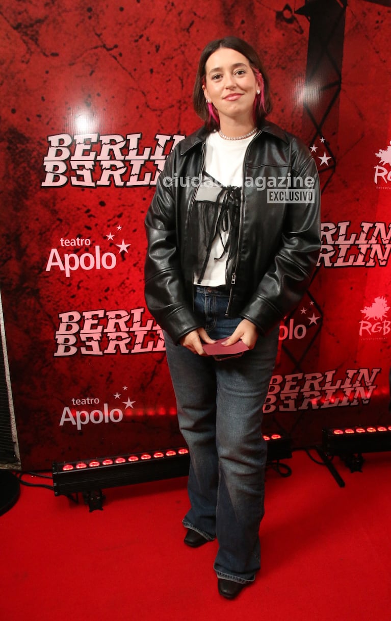 Leticia Siciliani en el estreno de Berlín Berlín (Foto: Movilpress).
