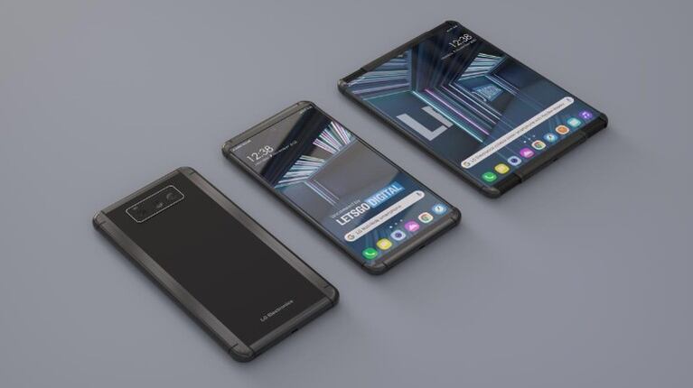 LG prepara un móvil con pantalla desenrollable en ambos laterales. Foto: LetsGoDigital.