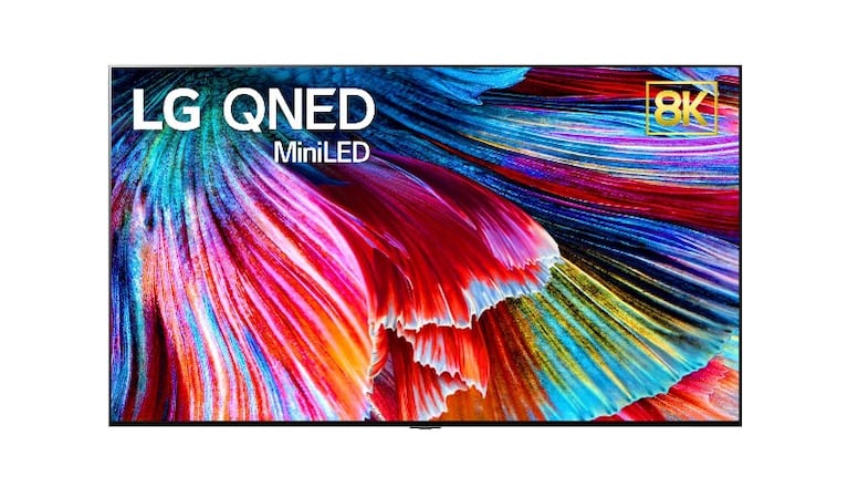 LG presenta sus primeros televisores QNED Mini LED. Foto: DPA.