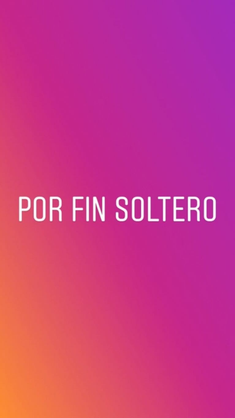 Lhoan anunció que se separó de Charlotte Caniggia por enésima vez... y publicó polémicas imágenes