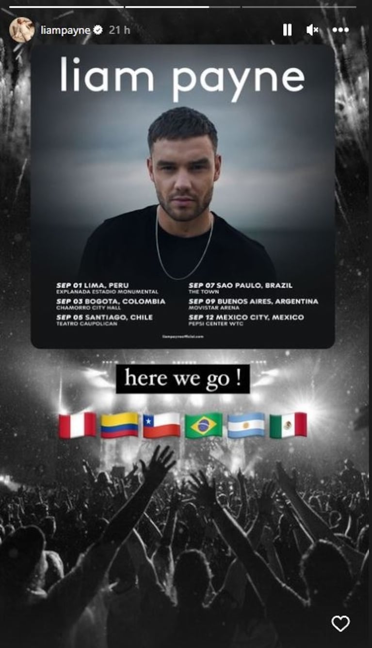 Liam Payne en Argentina 2023: cómo conseguir entradas