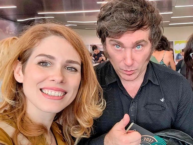Lilia Lemoine y Javier Milei.