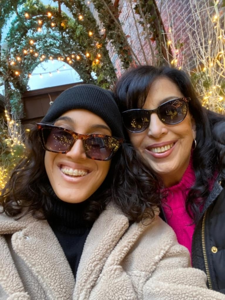 Liliana "Tormenta" Marturano junto a su hija en Nueva York: Micaela tiene 29 años y es médica psiquiatra