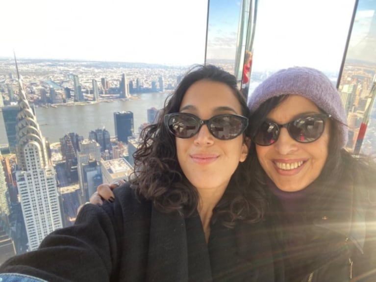 Liliana "Tormenta" Marturano junto a su hija en Nueva York: Micaela tiene 29 años y es médica psiquiatra
