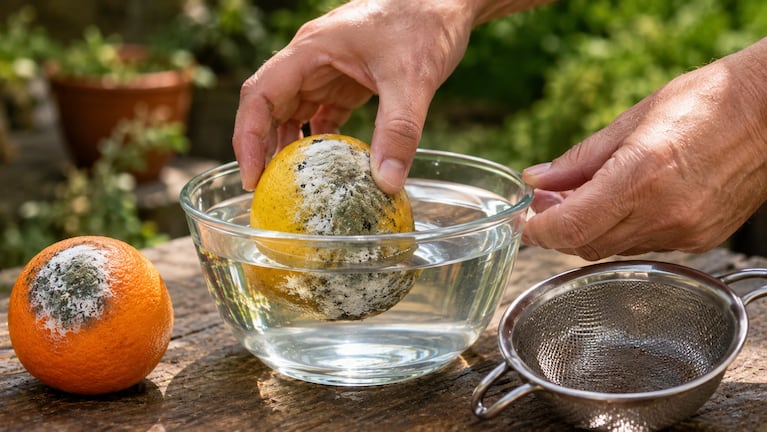 Limones con moho: para qué sirven y cómo usarlos para el cuidado del hogar. Foto: IA