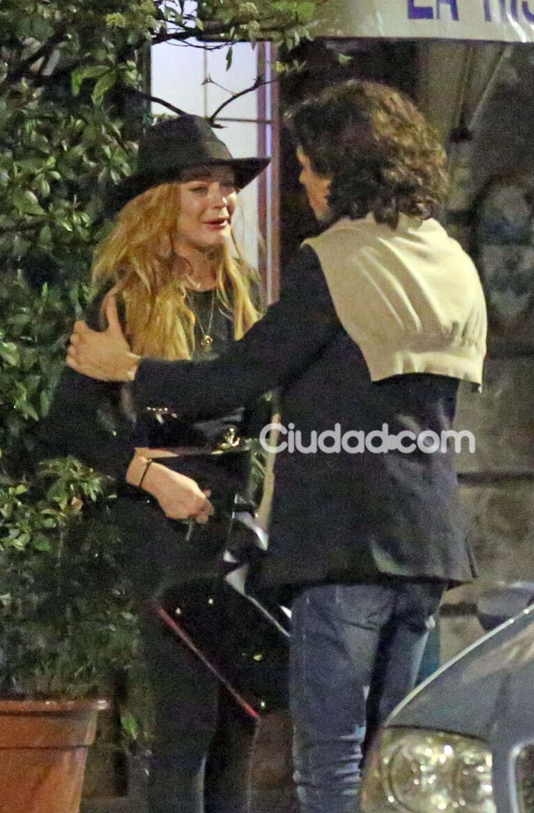 Lindsay Lohan estalló en llanto tras discutir con su novio (Fotos: Grosby Group).