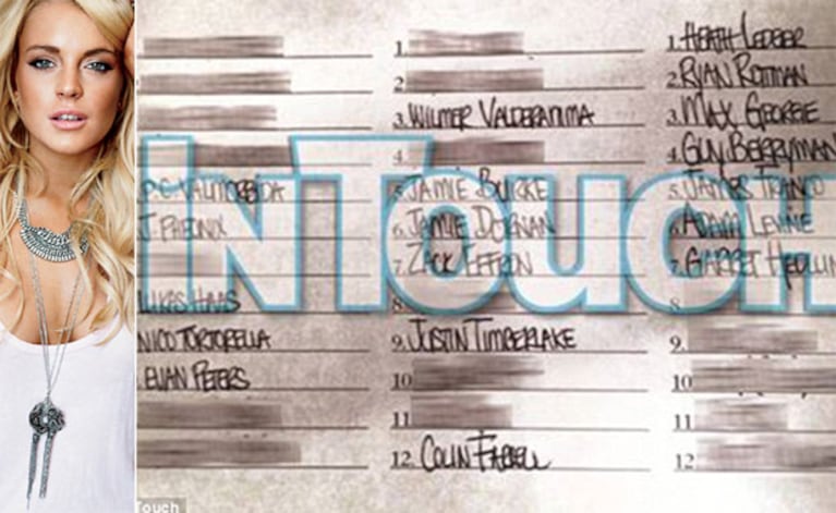 Lindsay Lohan: Revelan la lista de los famosos que se acostaron con la actriz. (Foto: Web/ InTouch)