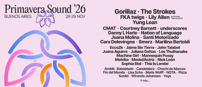 Lineup Primavera Sound