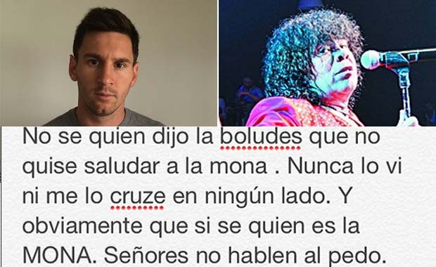 Lionel Messi contra Carlos "La Mona" Jiménez en Instagram. (Foto: Web)