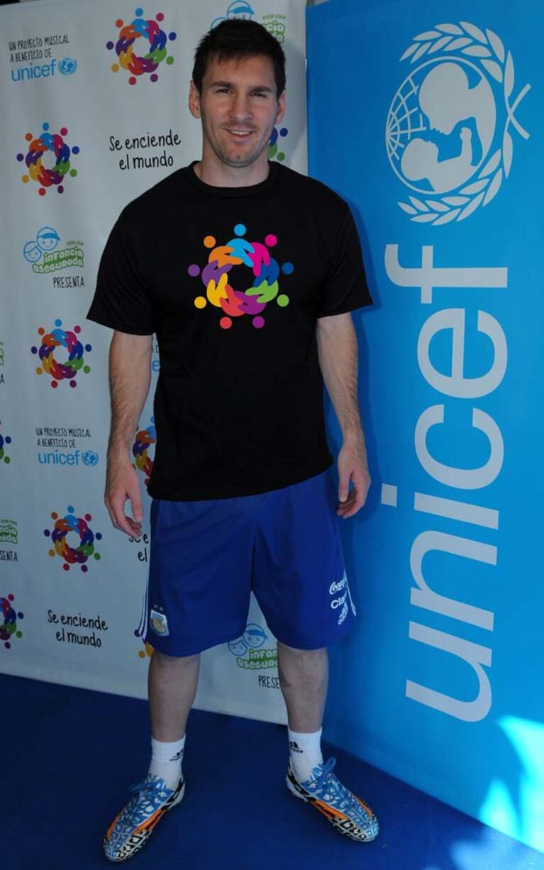 Lionel Messi. (Foto: Unicef)