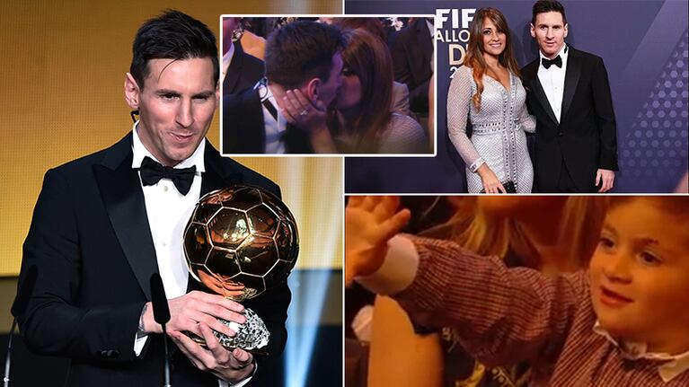 Lionel Messi ganó por quinta vez el Balón de Oro: su look, el de Antonella Roccuzzo... ¡y el momento del anuncio!