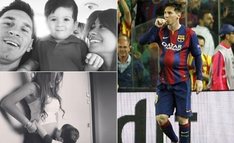 Lionel Messi le dedicó un gol al bebé que viene en camino (Foto: Instagram)